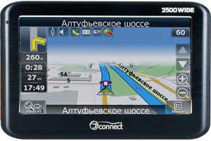 Навигатор JJ-Connect AutoNavigator 2500 Wide Россия (2Gb flash, встроенная)