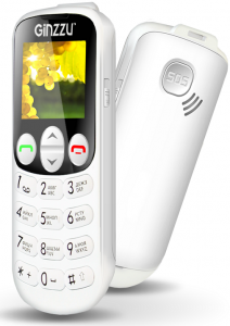 Ginzzu R32D White мобильный телефон для пожилых людей