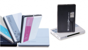 Ультра-слим USB 2.0 картридер GINZZU® GR-419LH (бело-голубой)
