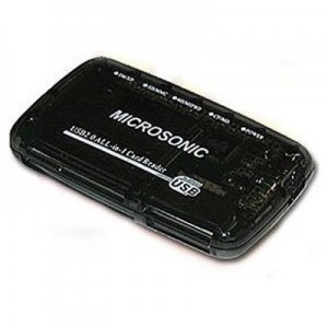 Microsonic Reader 57-in-1 CR03HC (черный) (SDHC,CF,MD,SM,MMC,SD,MS,xD до 16Гб)