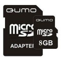 QUMO Micro Secure Digital 08 Gb Class 6 [HC] + adapter